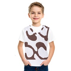 Abstract Pattern Beige Swirl T- Shirt Abstract Pattern Beige Swirl T- Shirt Kids  Basketball Tank Top by maxcute