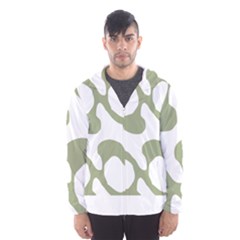 Abstract Pattern Green Swirl T- Shirt Abstract Pattern Green Swirl T- Shirt Men s Hooded Windbreaker by maxcute