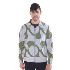 Abstract Pattern Green Swirl T- Shirt Abstract Pattern Green Swirl T- Shirt Men s Windbreaker by maxcute