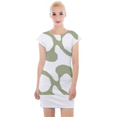 Abstract Pattern Green Swirl T- Shirt Abstract Pattern Green Swirl T- Shirt Cap Sleeve Bodycon Dress by maxcute