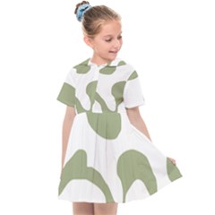 Abstract Pattern Green Swirl T- Shirt Abstract Pattern Green Swirl T- Shirt Kids  Sailor Dress by maxcute