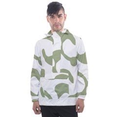 Abstract Pattern Green Swirl T- Shirt Abstract Pattern Green Swirl T- Shirt Men s Front Pocket Pullover Windbreaker by maxcute