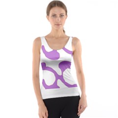 Abstract Pattern Purple Swirl T- Shirt Abstract Pattern Purple Swirl T- Shirt Tank Top by maxcute