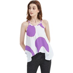 Abstract Pattern Purple Swirl T- Shirt Abstract Pattern Purple Swirl T- Shirt Flowy Camisole Tank Top by maxcute