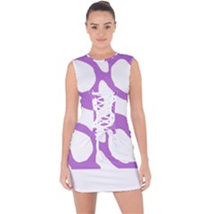 Abstract Pattern Purple Swirl T- Shirt Abstract Pattern Purple Swirl T- Shirt Lace Up Front Bodycon Dress by maxcute