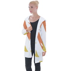 Abstract Pattern T- Shirt Abstract Pattern 6 Longline Hooded Cardigan by maxcute