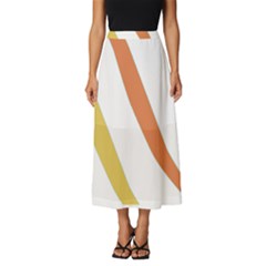 Abstract Pattern T- Shirt Abstract Pattern 6 Classic Midi Chiffon Skirt