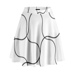 Abstract Pattern T- Shirt Abstract Pattern2 High Waist Skirt