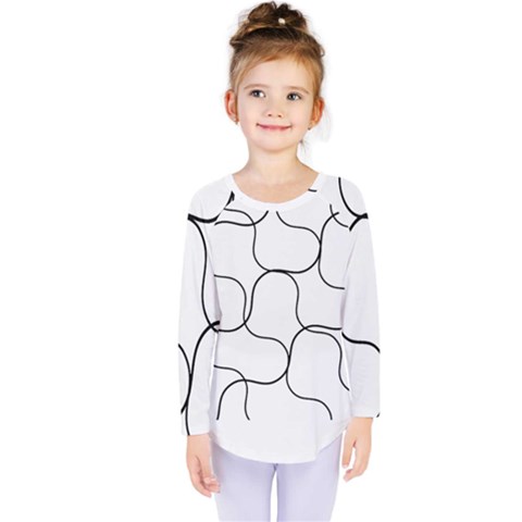 Abstract Pattern T- Shirt Abstract Pattern2 Kids  Long Sleeve Tee by maxcute