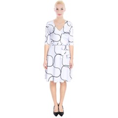 Abstract Pattern T- Shirt Abstract Pattern2 Wrap Up Cocktail Dress by maxcute