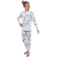 Abstract Pattern T- Shirt Abstract Pattern2 Kids  Long Sleeve Set  by maxcute