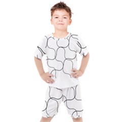 Abstract Pattern T- Shirt Abstract Pattern2 Kids  Tee And Shorts Set by maxcute