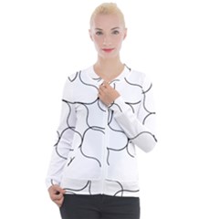 Abstract Pattern T- Shirt Abstract Pattern2 Casual Zip Up Jacket by maxcute