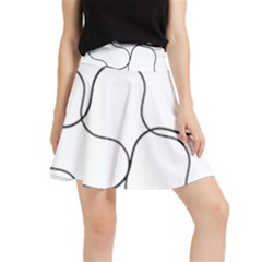 Abstract Pattern T- Shirt Abstract Pattern2 Waistband Skirt by maxcute