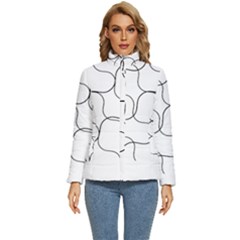 Abstract Pattern T- Shirt Abstract Pattern2 Women s Puffer Bubble Jacket Coat by maxcute