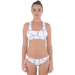 Abstract Pattern T- Shirt Abstract Pattern2 Cross Back Hipster Bikini Set by maxcute