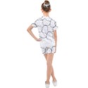 Abstract Pattern T- Shirt Abstract Pattern2 Kids  Mesh Tee and Shorts Set View2