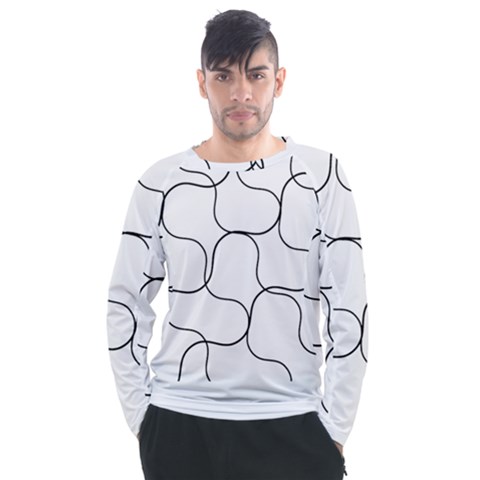 Abstract Pattern T- Shirt Abstract Pattern2 Men s Long Sleeve Raglan Tee by maxcute