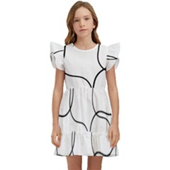 Abstract Pattern T- Shirt Abstract Pattern2 Kids  Winged Sleeve Dress by maxcute