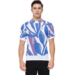 Abstract Patterns T- Shirt Orange Aquatic Print T- Shirt Men s Short Sleeve Rash Guard by maxcute