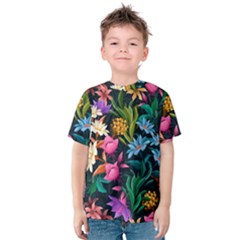 Floral print  Kids  Cotton Tee