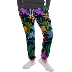 Floral Print  Men s Jogger Sweatpants by BellaVistaTshirt02