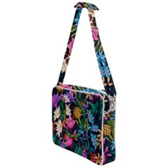 Floral Print  Cross Body Office Bag by BellaVistaTshirt02