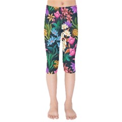 Floral print  Kids  Capri Leggings 