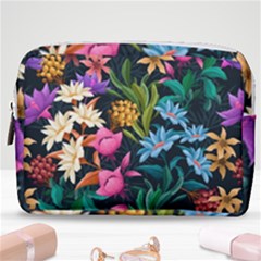 Floral print  Make Up Pouch (Medium)