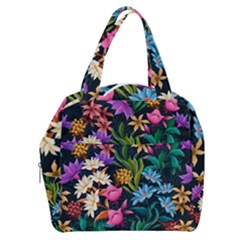 Floral Print  Boxy Hand Bag by BellaVistaTshirt02