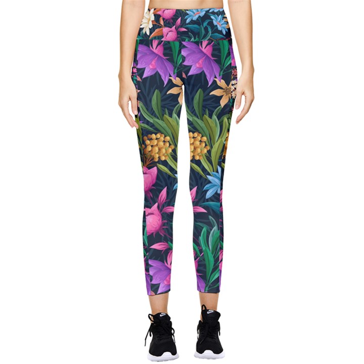 Floral print  Pocket Leggings 