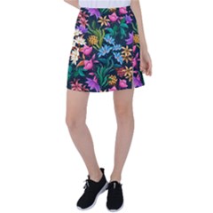 Floral Print  Tennis Skirt by BellaVistaTshirt02