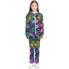 Floral Print  Kids  Tracksuit by BellaVistaTshirt02