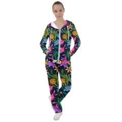 Floral Print  Women s Tracksuit by BellaVistaTshirt02