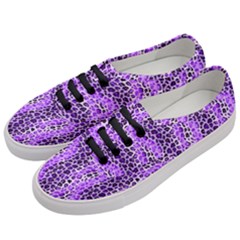 Purple Leopard  Women s Classic Low Top Sneakers by DinkovaArt