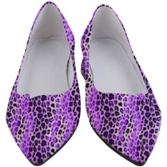 Purple Leopard  Women s Block Heels  by DinkovaArt