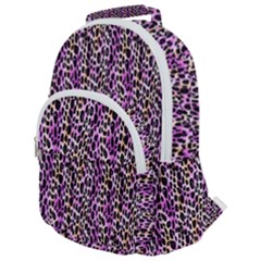 Leopard Rounded Multi Pocket Backpack by DinkovaArt