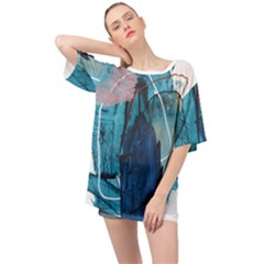 Abstract T- Shirt Abstract 31 Oversized Chiffon Top by maxcute