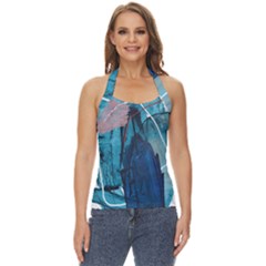 Abstract T- Shirt Abstract 31 Basic Halter Top by maxcute