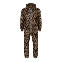 Purple Leopard 05 Hooded Jumpsuit (kids) by DinkovaArt