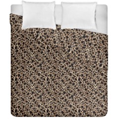 Purple Leopard 05 Duvet Cover Double Side (california King Size) by DinkovaArt