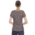 Purple Leopard 05 Short Sleeve Front Detail Top View2