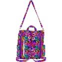 Rainbow Leopard Crossbody Backpack View3