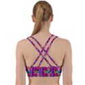 Rainbow Leopard Back Weave Sports Bra View2