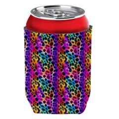 Rainbow Leopard Can Holder by DinkovaArt