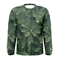 Leaves Closeup Background Photo1 Men s Long Sleeve Tee by dflcprintsclothing