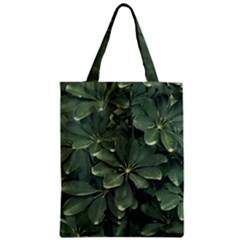 Leaves Closeup Background Photo1 Zipper Classic Tote Bag