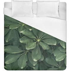 Leaves Closeup Background Photo1 Duvet Cover (king Size) by dflcprintsclothing