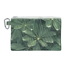 Leaves Closeup Background Photo1 Canvas Cosmetic Bag (large)