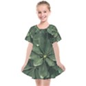 Leaves Closeup Background Photo1 Kids  Smock Dress View1